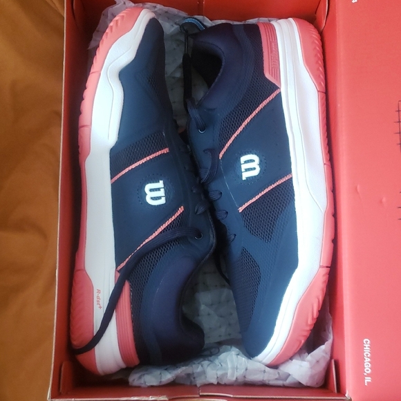 Wilson Shoes - Wilson Navy and Coral Sports Shoes Sneakers Size 10 NWT
